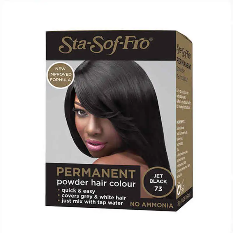 Teinture permanente sta soft fro poudre de couleur de cheveux noir 8 g_3112. DIAYTAR COTE D'IVOIRE - Où le Shopping Devient une Aventure Culturelle. Plongez dans notre univers de produits qui célèbrent l'héritage et l'artisanat du Côte d'Ivoire.