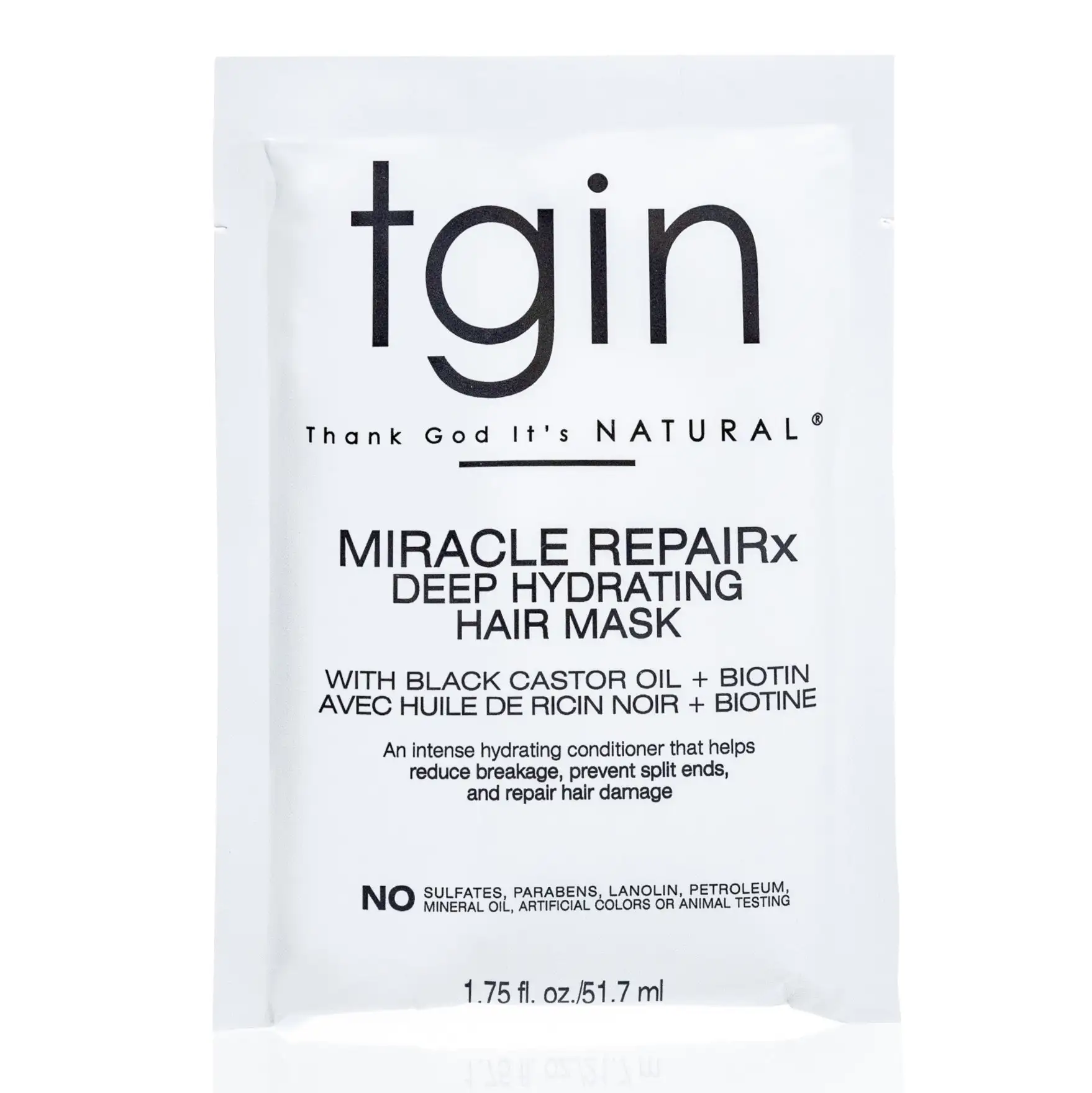 Tgin miracle repairx masque capillaire hydratant en profondeur_2069. DIAYTAR COTE D'IVOIRE - Votre Compagnon Shopping, Votre Style Unique. Explorez notre boutique en ligne pour dénicher des trésors qui expriment qui vous êtes, de la mode à la maison.