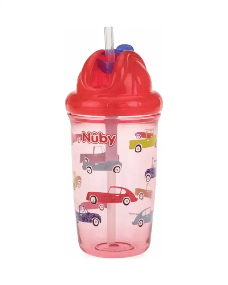 Gourde a paille nuby flip it 300ml 12m voitures_4934. DIAYTAR COTE D'IVOIRE - Votre Plateforme Shopping Engagée. Explorez notre catalogue et choisissez des produits qui reflètent notre dévouement envers la qualité et la satisfaction du client.