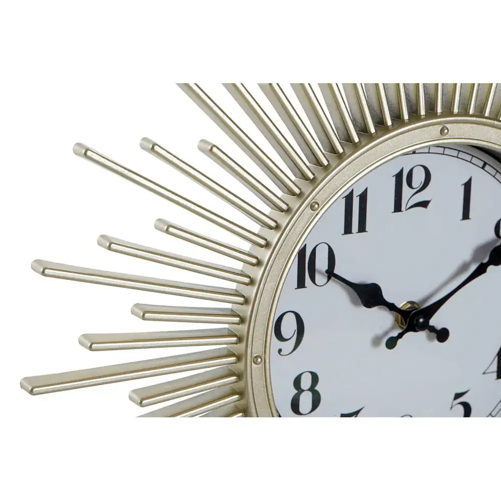 Horloge murale dkd home decor cristal polypropylene dore 3 pcs 2 pcs_2783. DIAYTAR COTE D'IVOIRE - Là où Chaque Produit est une Trouvaille Unique. Découvrez notre boutique en ligne et trouvez des articles qui vous distinguent par leur originalité.