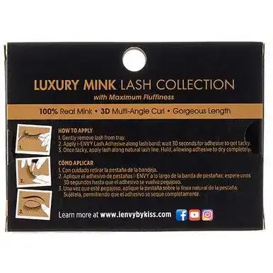 Kiss ienvy luxury mink 3d lashes kmin01_3648. DIAYTAR COTE D'IVOIRE - Où Choisir est une Célébration de l'Artisanat Local. Découvrez notre boutique en ligne et choisissez des produits qui incarnent la passion des artisans sénégalais.