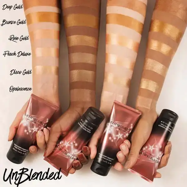 Kit de 3 highlighter creme liquide visage corps illuminateurs pour le corps peau foncee 3 x 30 ml_2088. DIAYTAR COTE D'IVOIRE - Où Choisir est une Célébration. Découvrez notre sélection de produits qui représentent la diversité et la joie du Côte d'Ivoire, à chaque étape de votre vie.