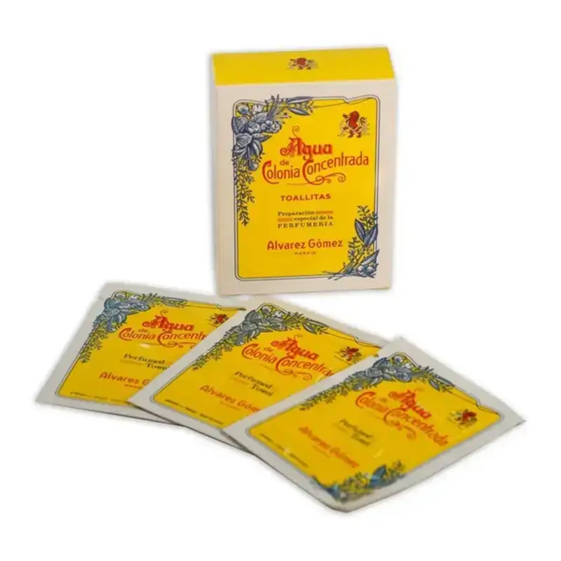 Lingettes humides parfumees agua de colonia concentrada alvarez gomez 10 uds_5287. Bienvenue sur DIAYTAR COTE D'IVOIRE - Où Chaque Produit a son Histoire. Découvrez notre sélection unique et choisissez des articles qui racontent la richesse culturelle et artistique du Côte d'Ivoire.