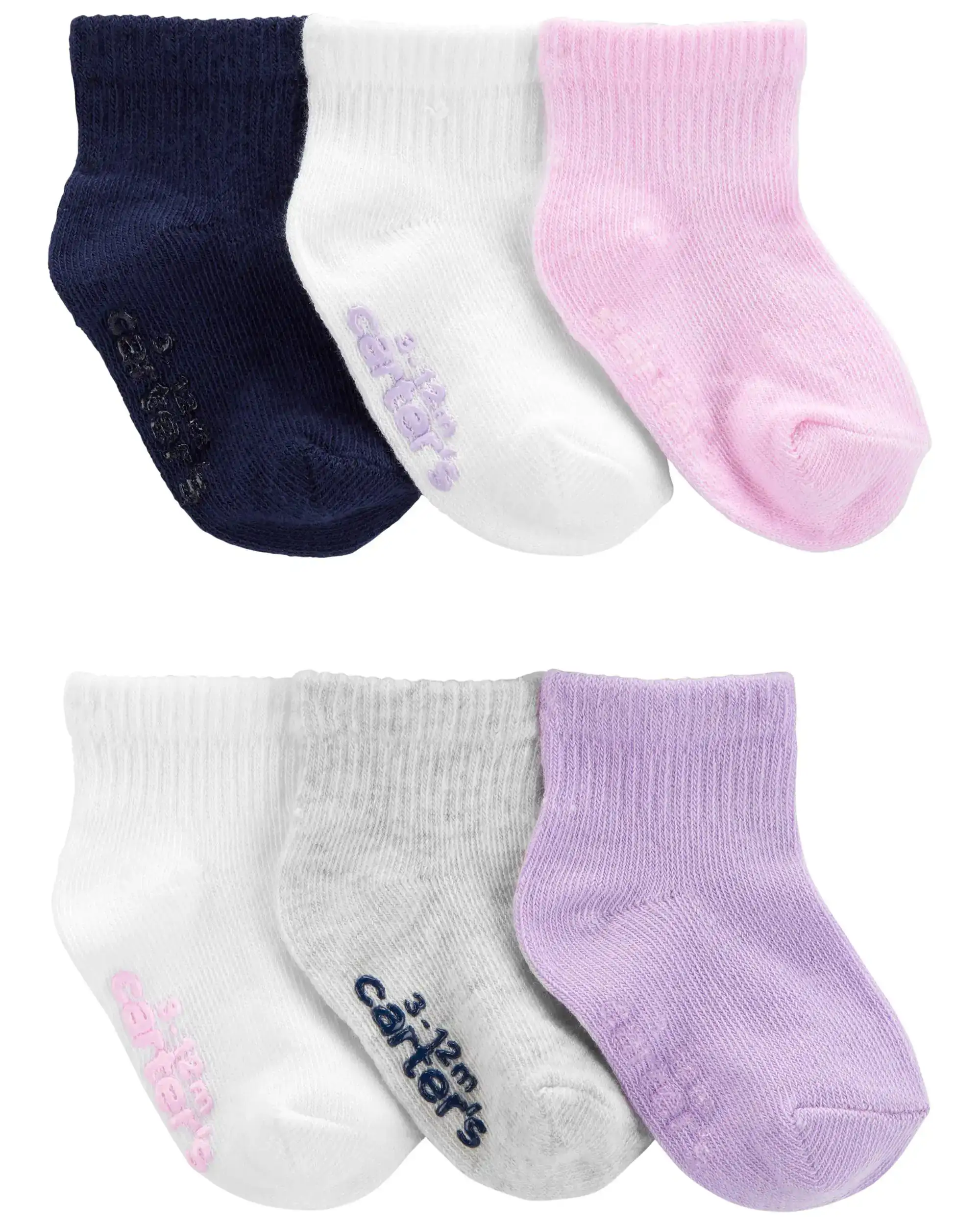 Lot de 6 chaussettes crew multi 1_8652. DIAYTAR COTE D'IVOIRE - Où Chaque Achat Raconte une Histoire. Parcourez notre boutique en ligne pour trouver des articles qui évoquent le savoir-faire et la tradition du Côte d'Ivoire.
