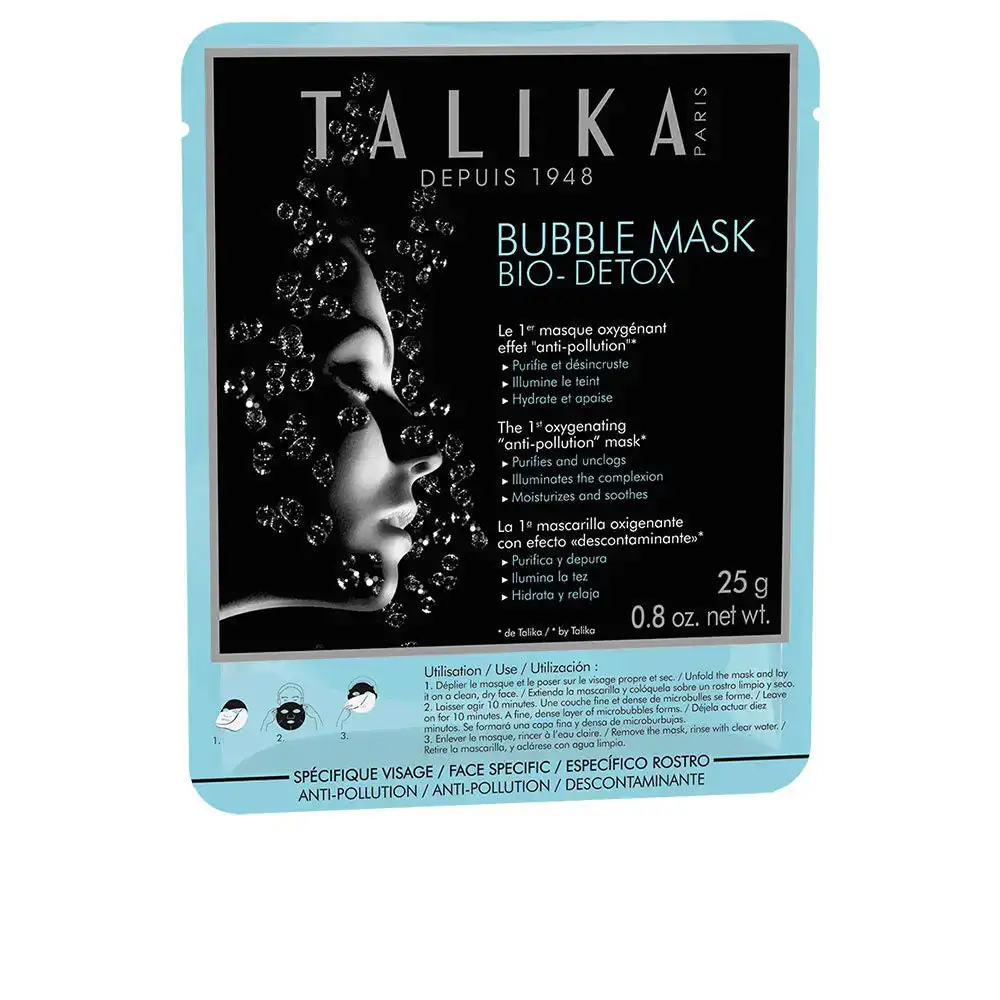 Masque detoxifiant bulle bio talika 25 g_1705. DIAYTAR COTE D'IVOIRE - Où Votre Shopping Prend Vie. Explorez notre boutique en ligne pour trouver des articles qui vous ressemblent et qui ajoutent de l'éclat à votre quotidien.