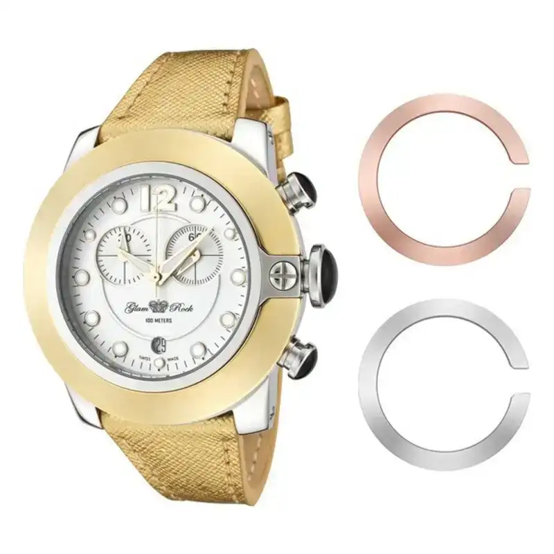 Montre femme glam rock gr32105_9486. Entrez dans l'Univers de DIAYTAR COTE D'IVOIRE - Où l'Élégance et la Variété se Rencontrent. Parcourez notre catalogue pour dénicher des articles qui ajoutent une touche d'élégance à votre vie.