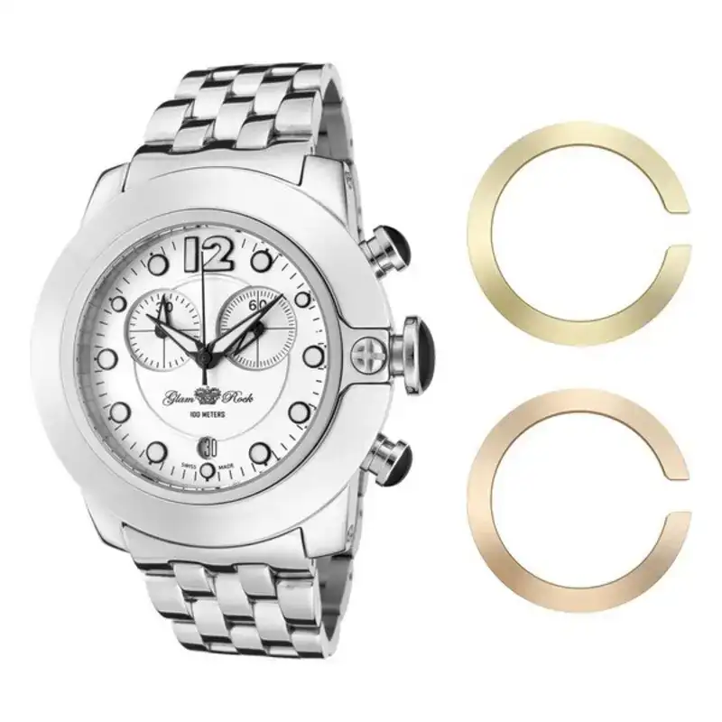Montre femme glam rock gr32154_2700. Entrez dans le Monde de DIAYTAR COTE D'IVOIRE - Où Chaque Article Raconte une Histoire Unique. Explorez notre boutique en ligne pour dénicher des trésors qui incarnent l'âme du Côte d'Ivoire.