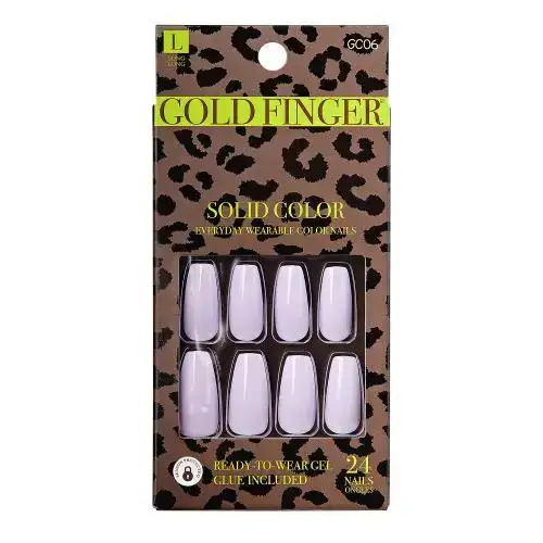 Ongles de couleur unie kiss gold finger gc06_9195. DIAYTAR COTE D'IVOIRE - Votre Passage vers le Raffinement. Plongez dans notre univers de produits exquis et choisissez des articles qui ajoutent une touche de sophistication à votre vie.