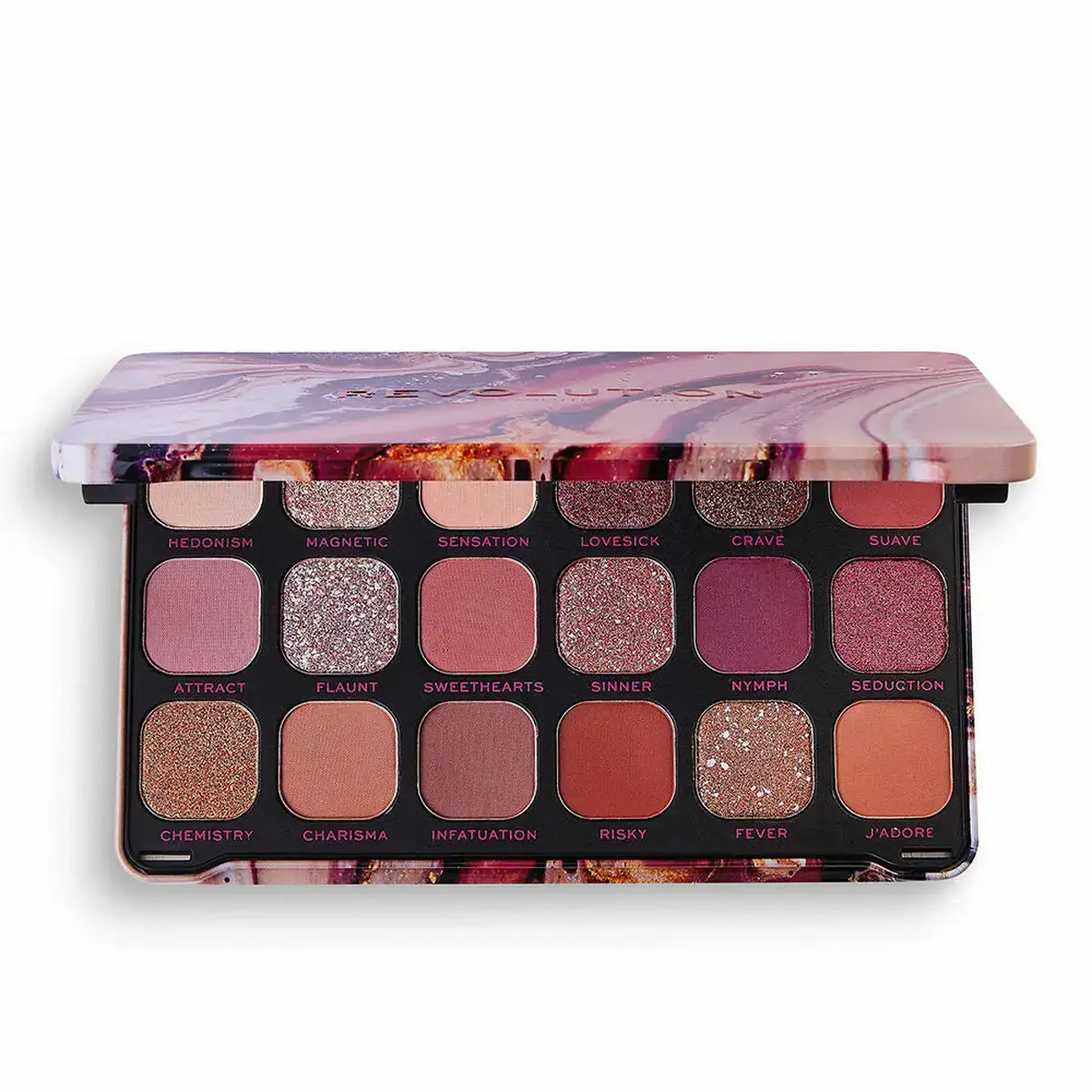 Palette dombres a paupieres revolution make up forever flawless allure 18 couleurs_9658. DIAYTAR COTE D'IVOIRE - Là où le Shopping devient une Fête des Sens. Plongez dans notre univers et choisissez des produits qui éveillent votre goût pour l'esthétique et l'authenticité.