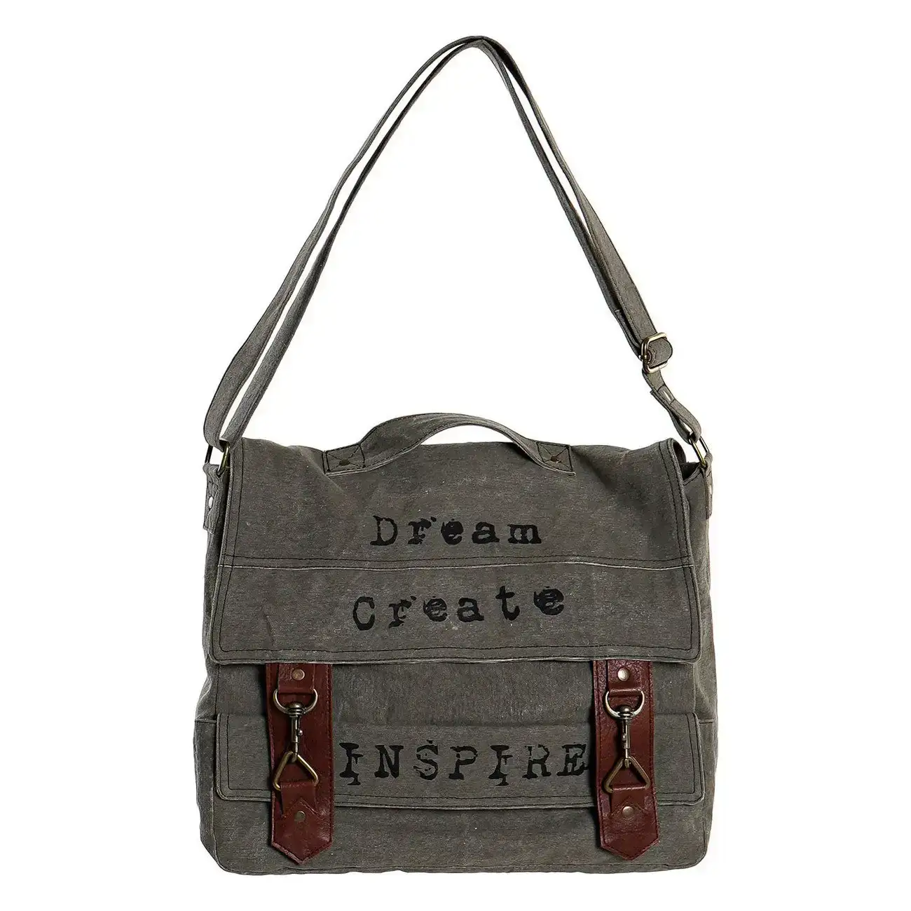 Sac a bandouliere dkd home decor inspire cuir 38 x 10 x 35 cm_1497. DIAYTAR COTE D'IVOIRE - Votre Destination Shopping Authentique. Explorez notre boutique en ligne et découvrez des trésors qui reflètent l'âme du Côte d'Ivoire, pour une expérience shopping unique.