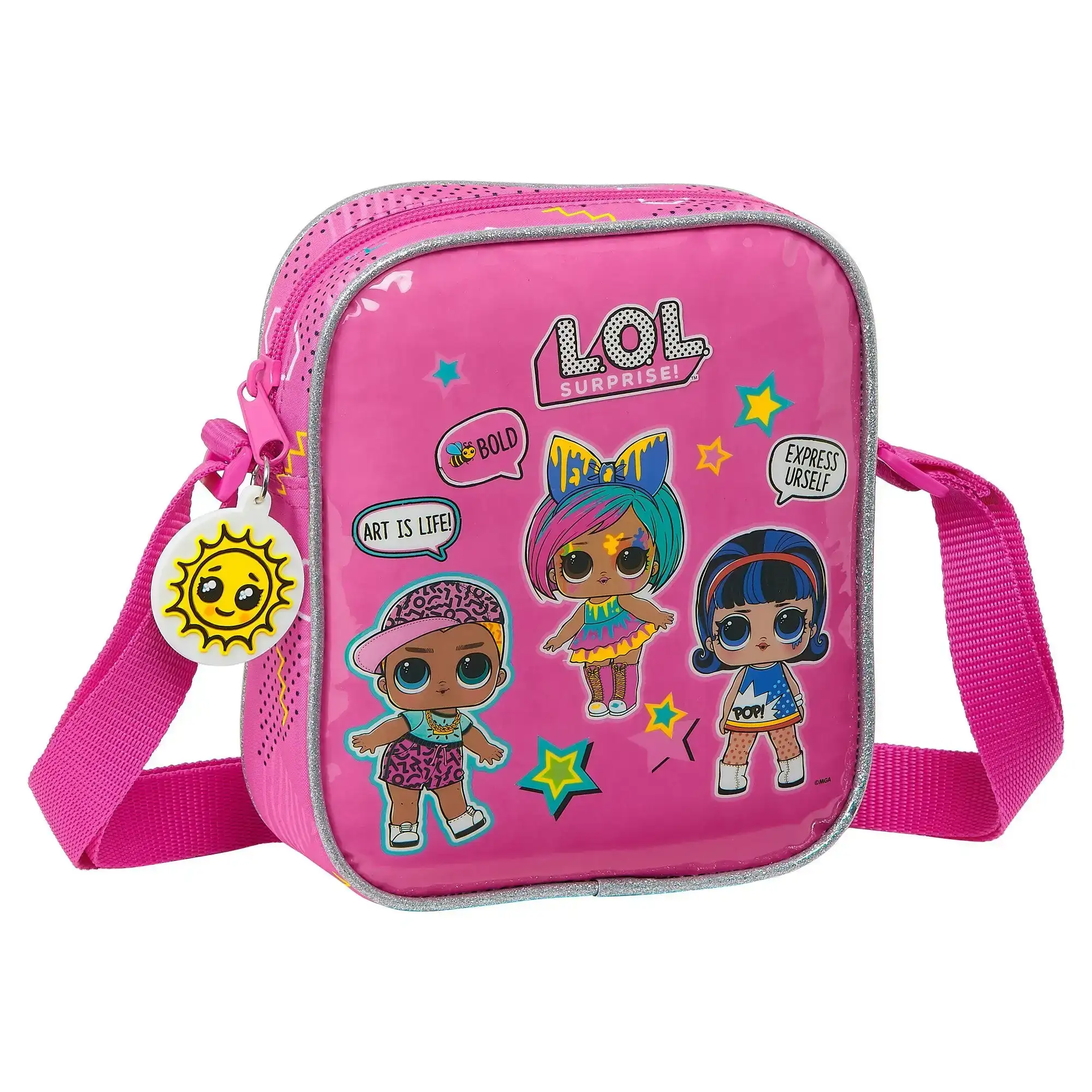 Sac a bandouliere surprise de lol art club_9187. DIAYTAR COTE D'IVOIRE - Votre Destination pour un Shopping Réfléchi. Découvrez notre gamme variée et choisissez des produits qui correspondent à vos valeurs et à votre style de vie.