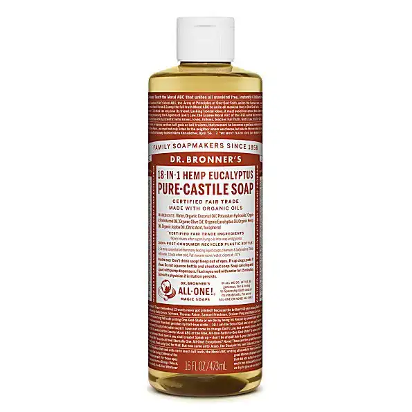Savon liquide pure castille eucalyptus dr bronners_1558. DIAYTAR COTE D'IVOIRE - Votre Destination Shopping Authentique. Explorez notre boutique en ligne et découvrez des trésors qui reflètent l'âme du Côte d'Ivoire, pour une expérience shopping unique.