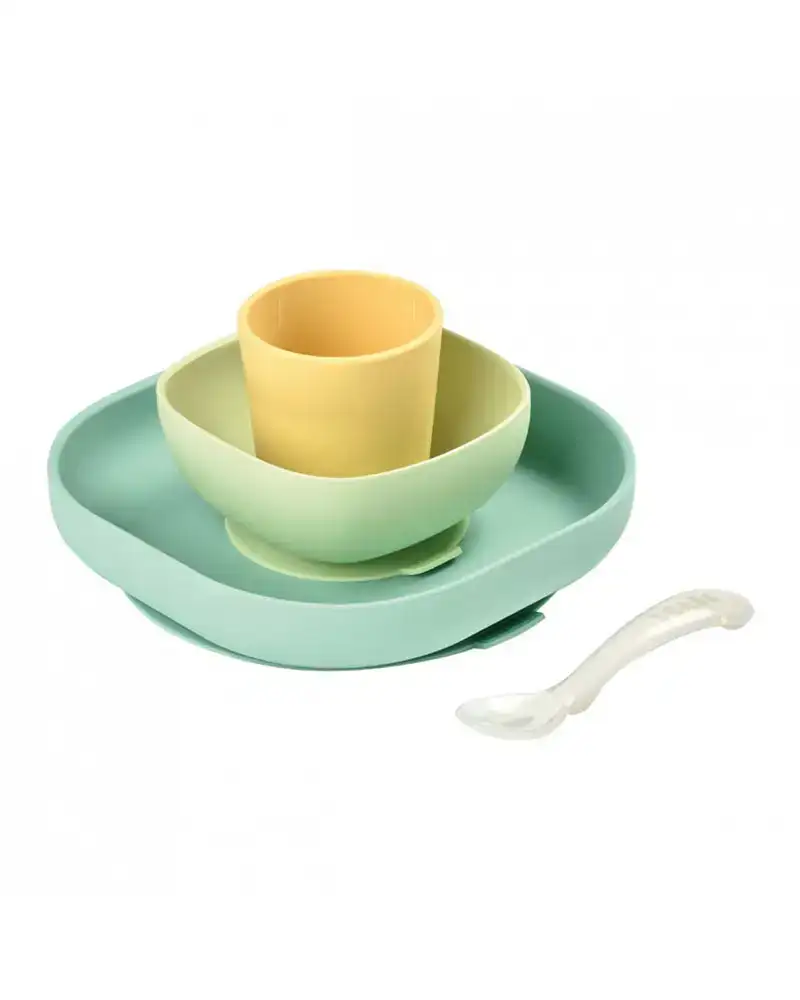 Set repas en silicone beaba 4 pieces jaune_5224. DIAYTAR COTE D'IVOIRE - Votre Destination pour un Shopping Unique. Parcourez notre catalogue et trouvez des articles qui vous inspirent et vous édifient.