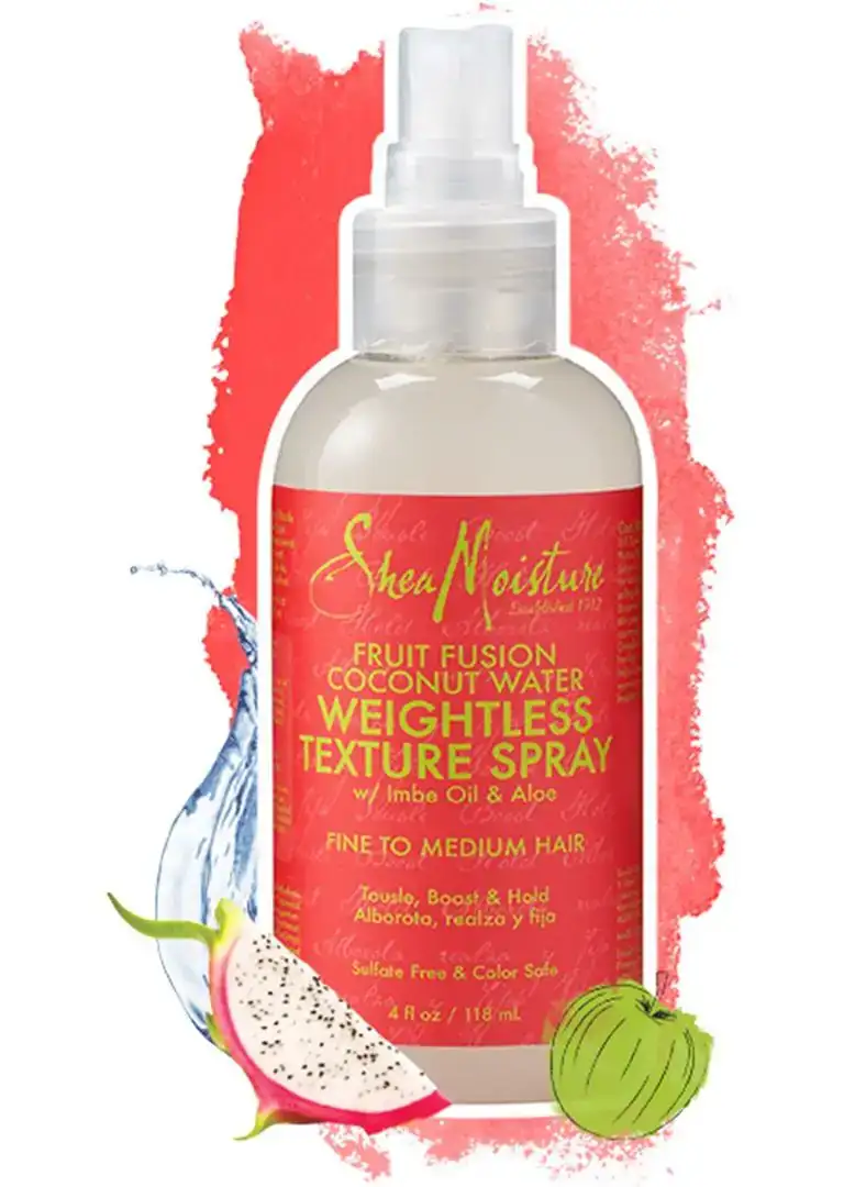 Sheamoisture fruit fusion vaporisateur de texture legere a leau de noix de coco_7332. Bienvenue chez DIAYTAR COTE D'IVOIRE - Votre Porte d'Accès à la Diversité. Découvrez notre boutique en ligne et choisissez parmi une pléthore d'articles qui célèbrent la richesse culturelle du Côte d'Ivoire et au-delà.