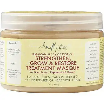 Sheamoisture masque de traitement a lhuile de ricin noire jamaicaine renforce grandit et restaure 12 oz_5777. DIAYTAR COTE D'IVOIRE - Là où Chaque Produit est une Trouvaille Unique. Découvrez notre boutique en ligne et trouvez des articles qui vous distinguent par leur originalité.