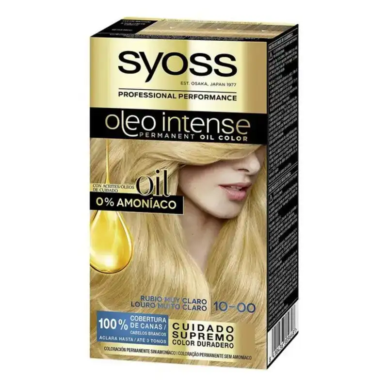 Teinture permanente olio intense syoss no 1000 blond vif_7291. DIAYTAR COTE D'IVOIRE - Où Choisir est une Célébration. Découvrez notre sélection de produits qui représentent la diversité et la joie du Côte d'Ivoire, à chaque étape de votre vie.