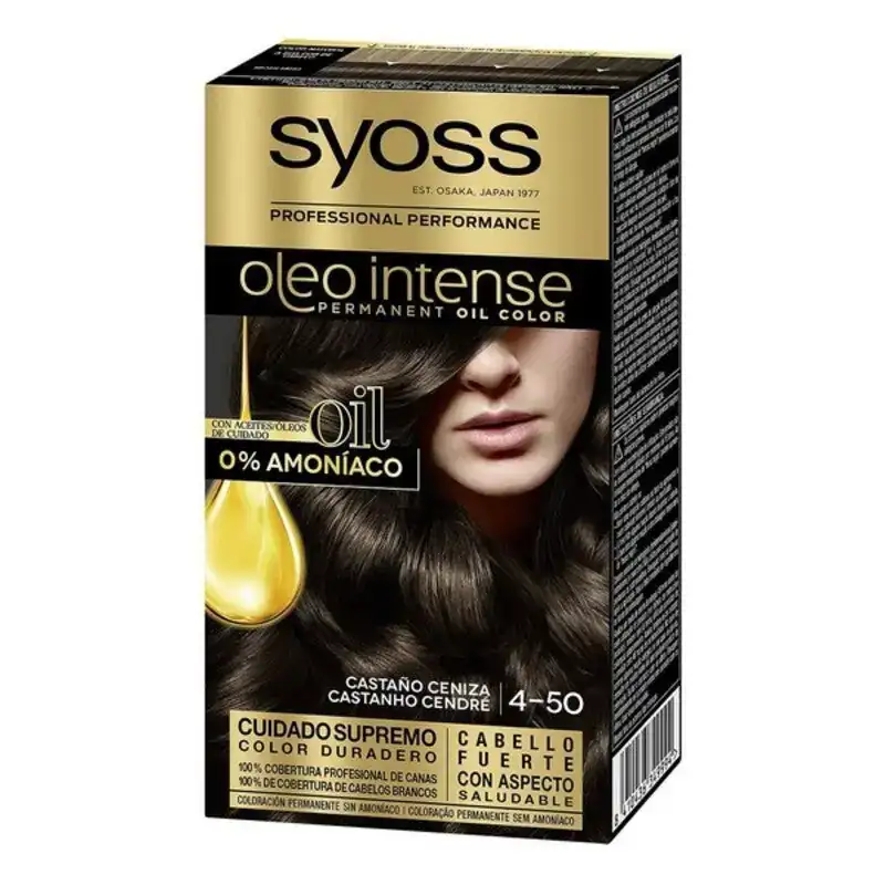 Teinture permanente olio intense syoss no 450 chatain cendre_3726. DIAYTAR COTE D'IVOIRE - Là où le Shopping Devient une Expérience. Naviguez à travers notre catalogue diversifié et découvrez des produits qui ajoutent de la couleur et de la passion à votre vie.