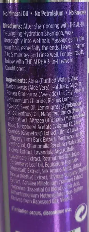 The mane choice the alpha alias easy on the curls apres shampooing 8 oz_4583. DIAYTAR COTE D'IVOIRE - Votre Passage Vers l'Excellence Shopping. Découvrez un catalogue en ligne qui offre une expérience d'achat exceptionnelle, avec des produits soigneusement sélectionnés pour satisfaire tous les goûts.