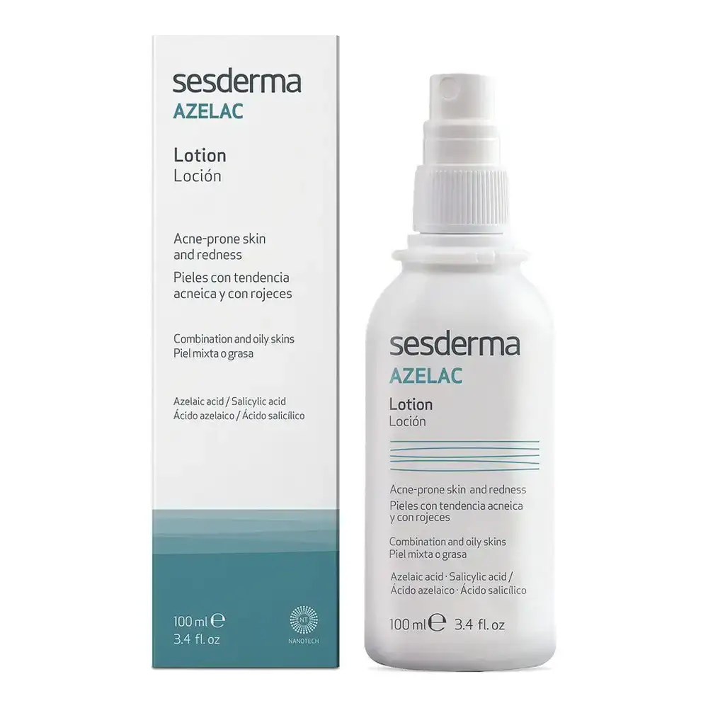 Traitement des peaux acneiques sesderma azelac lotion visage 100 ml_3075. DIAYTAR COTE D'IVOIRE - Un Monde de Possibilités à Portée de Clic. Parcourez notre site web pour découvrir des sélections infinies, de l'épicerie aux bijoux, et vivez une expérience d'achat sans pareil.