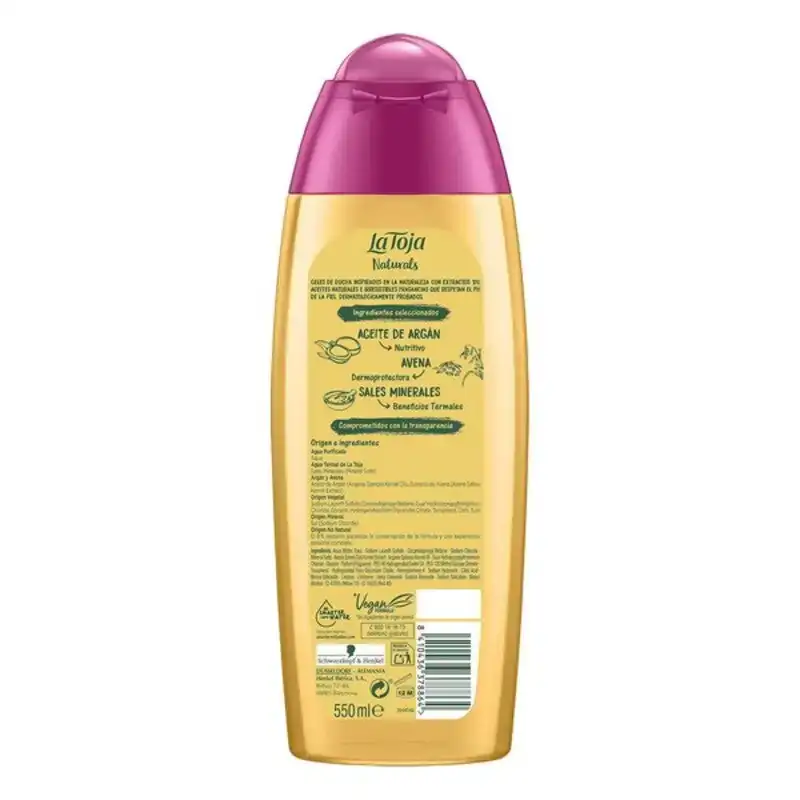 Gel douche naturals la toja huile dargan avoine 550 ml_6460. Plongez dans le Monde de DIAYTAR COTE D'IVOIRE - Où Chaque Article Raconte une Histoire. Explorez notre vaste assortiment et choisissez des produits qui vous parlent et reflètent votre style unique.
