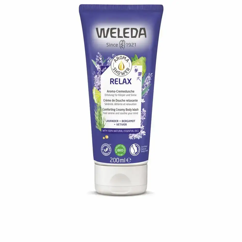Gel douche weleda aroma shower relax lavande bergamote relaxante 200 ml_6391. DIAYTAR COTE D'IVOIRE - Votre Destination Shopping Exquise. Explorez notre boutique en ligne et découvrez des trésors qui ajoutent une touche de sophistication à votre style et à votre espace.