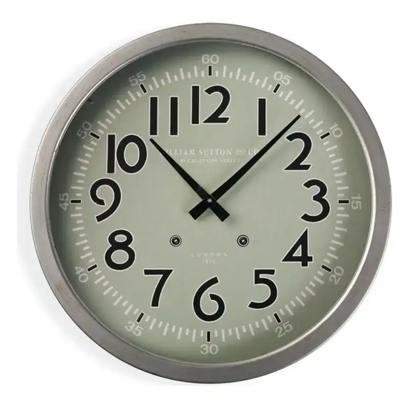 Horloge murale versa metal 6 x 38 x 38 cm_7422. DIAYTAR COTE D'IVOIRE - L'Art de Choisir, l'Art de Se Distinquer. Naviguez à travers notre catalogue et choisissez des produits qui ajoutent une note d'élégance à votre style unique.