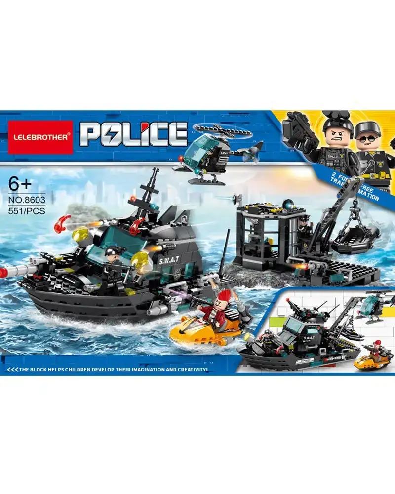 Lele brother ensemble de blocs de construction police 6a_1126. DIAYTAR COTE D'IVOIRE - Là où Chaque Produit est une Trouvaille Unique. Découvrez notre boutique en ligne et trouvez des articles qui vous distinguent par leur originalité.