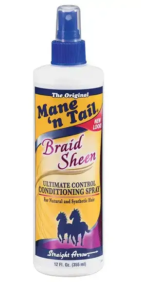 Mane n tail braid sheen spray 12 fl oz_7863. DIAYTAR COTE D'IVOIRE - Là où l'Élégance Devient un Mode de Vie. Naviguez à travers notre gamme et choisissez des produits qui apportent une touche raffinée à votre quotidien.