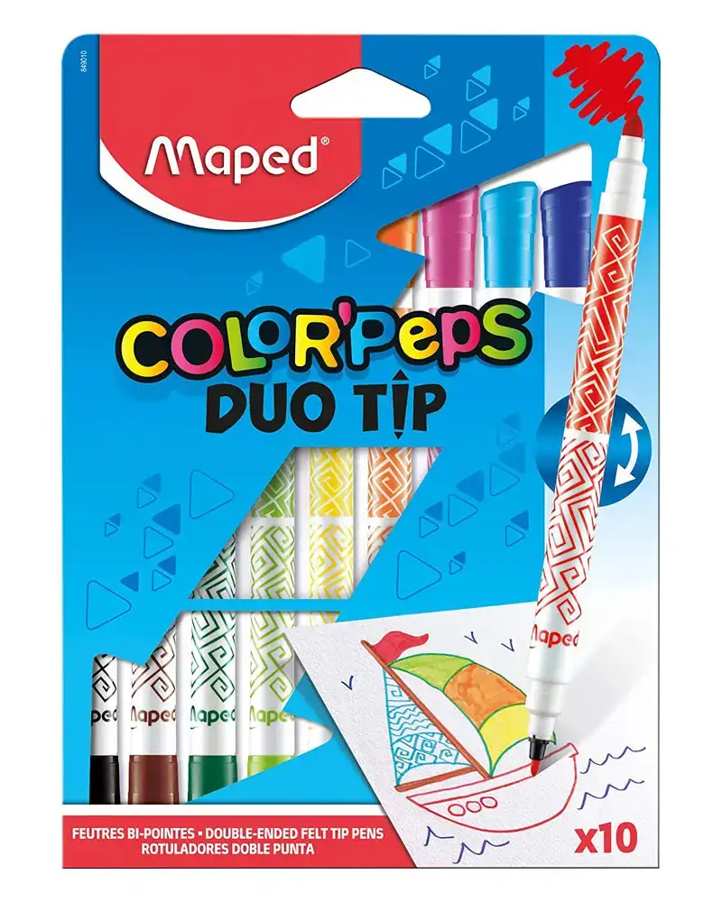 Maped boite de 10 feutres de coloriage duo tip_7500. DIAYTAR COTE D'IVOIRE - L'Art de Vivre l'Élégance Accessible. Parcourez notre gamme variée et choisissez des produits qui ajoutent une touche de sophistication à votre style.