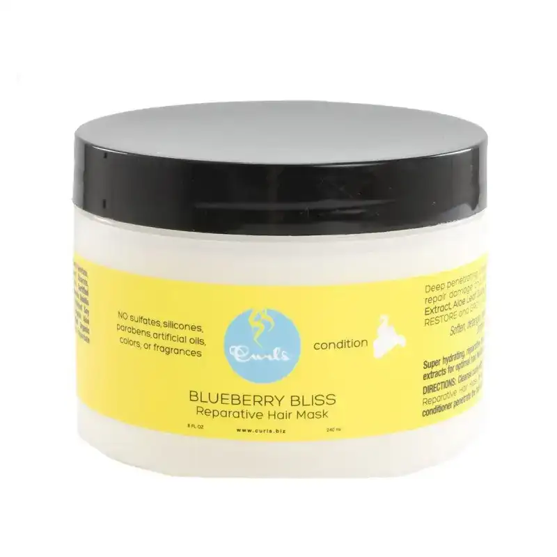 Masque capillaire reparateur curls blueberry bliss 8oz_2005. DIAYTAR COTE D'IVOIRE - Votre Passage vers le Raffinement. Plongez dans notre univers de produits exquis et choisissez des articles qui ajoutent une touche de sophistication à votre vie.