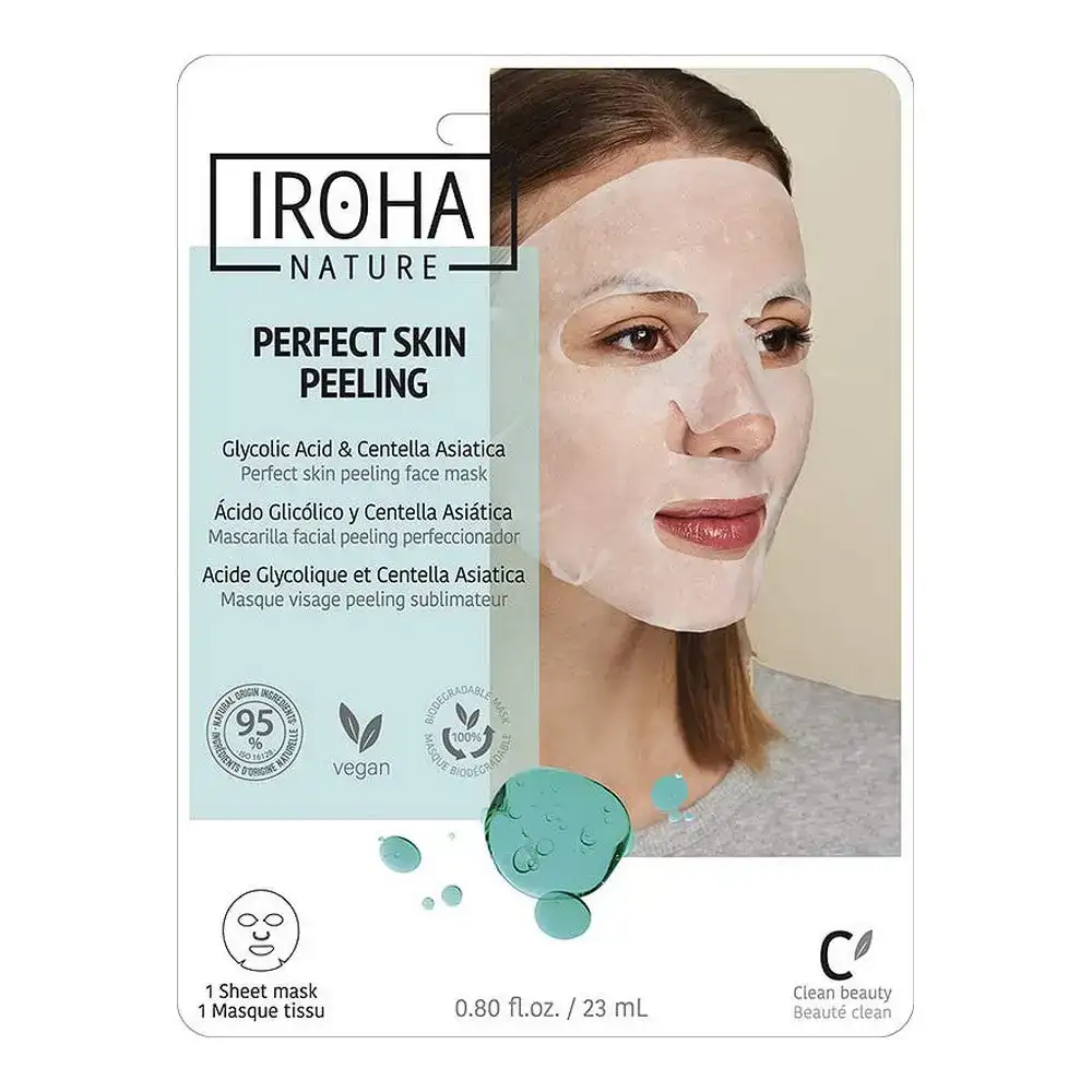 Masque peeling glycolique iroha 23 ml_7791. DIAYTAR COTE D'IVOIRE - L'Art de Vivre en Couleurs. Découvrez notre boutique en ligne et trouvez des produits qui ajoutent une palette vibrante à votre quotidien.