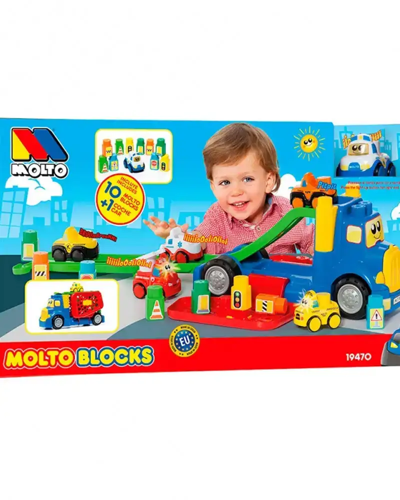 Molto camion avec 10 blocs 12m_8851. DIAYTAR COTE D'IVOIRE - Votre Destination Shopping d'Exception. Parcourez nos rayons virtuels et choisissez des produits qui incarnent l'excellence et la diversité.