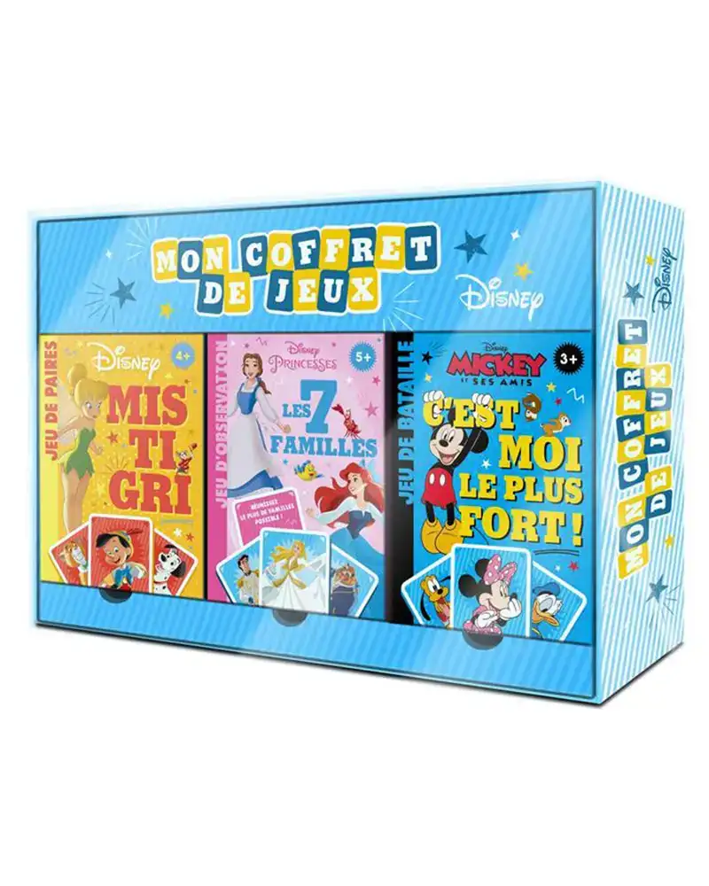Mon coffret de jeux grand coffret de 3 jeux de cartes_8010. DIAYTAR COTE D'IVOIRE - Où le Shopping Devient une Aventure Culturelle. Plongez dans notre univers de produits qui célèbrent l'héritage et l'artisanat du Côte d'Ivoire.