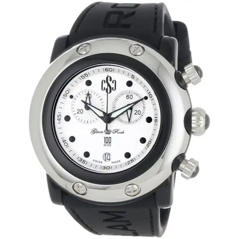 Montre unisexe glam rock gr62116 o 46 mm_4415. DIAYTAR COTE D'IVOIRE - L'Art de Choisir, l'Art de Vivre. Explorez notre univers de produits soigneusement sélectionnés pour vous offrir une expérience shopping riche et gratifiante.
