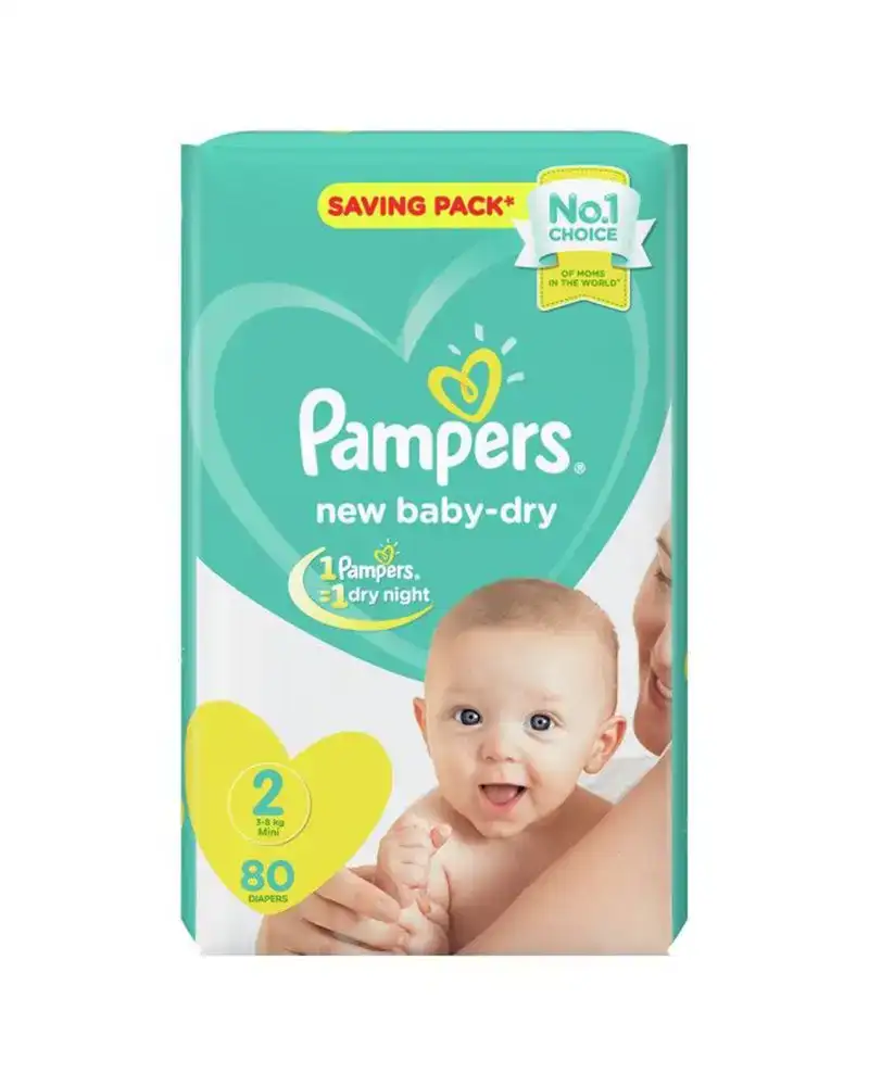 Pampers baby dry taille 2 80 couches 3 8 kg_5571. Bienvenue sur DIAYTAR COTE D'IVOIRE - Où Chaque Article a son Histoire. Découvrez notre sélection méticuleuse de produits qui racontent l'authenticité et la beauté du Côte d'Ivoire.