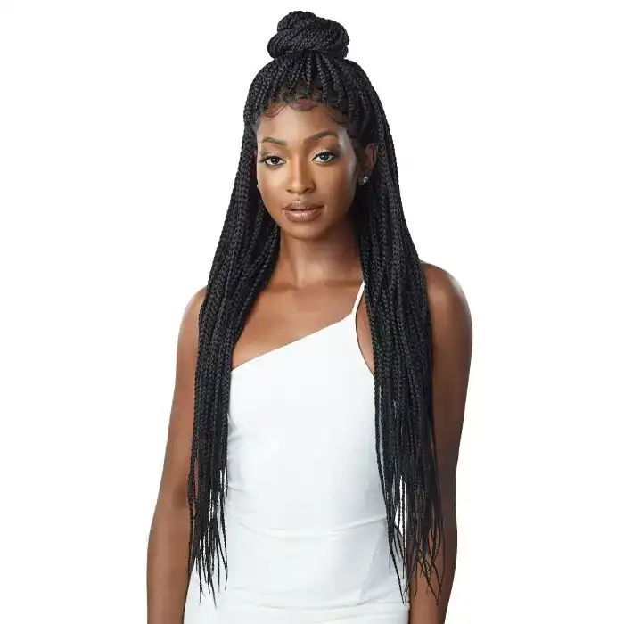 Perruque frontale en dentelle pretressee outre synthetique 13 x 4 tresses carrees sans noeuds_1271. Entrez dans l'Univers de DIAYTAR COTE D'IVOIRE - Où Chaque Produit a une Signification. Explorez notre gamme diversifiée et découvrez des articles qui résonnent avec votre vie.