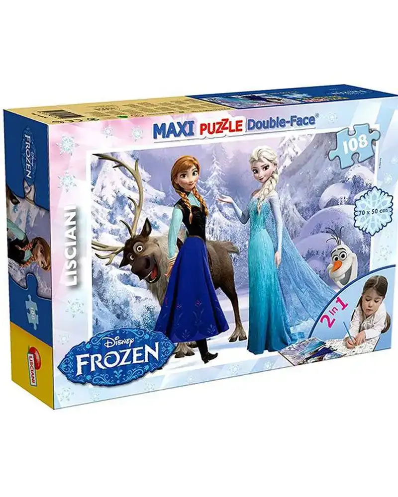 Puzzle double face a colorier 108pcs frozen feutres 1_7025. DIAYTAR COTE D'IVOIRE - Votre Destination Shopping Exquise. Explorez notre boutique en ligne et découvrez des trésors qui ajoutent une touche de sophistication à votre style et à votre espace.