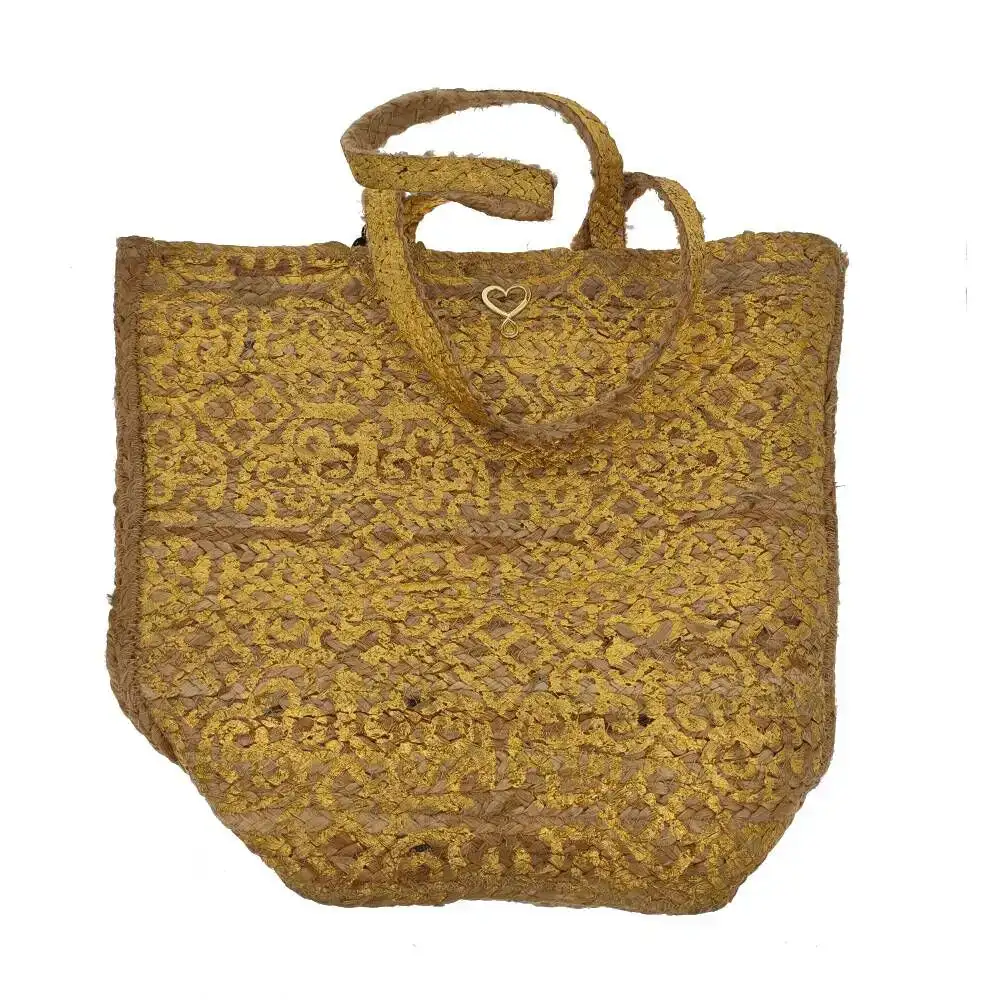 Sac a main femme lola casademunt dore jute_3273. Entrez dans le Monde de DIAYTAR COTE D'IVOIRE - Où Chaque Produit Raconte une Histoire Unique. Explorez notre sélection et laissez-vous transporter par des récits à travers les articles que vous choisissez.