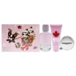 Set de parfum femme dsquared2 wood for her 3 pcs_4266. DIAYTAR COTE D'IVOIRE - Là où Chaque Achat Contribue à un Rêve. Naviguez à travers notre boutique en ligne et soutenez des artisans talentueux tout en acquérant des trésors.