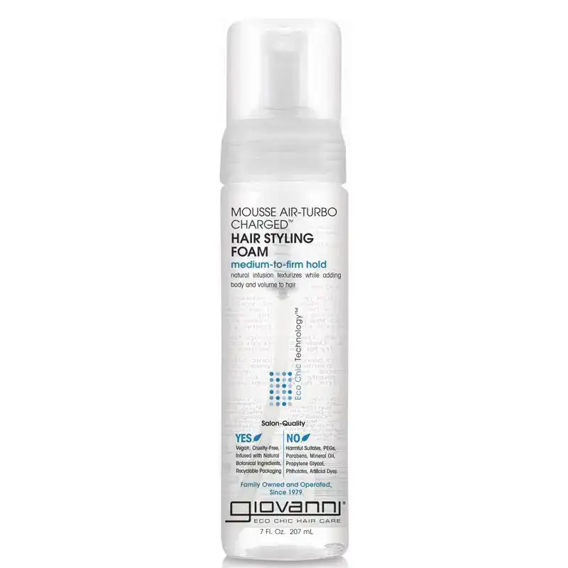 Giovanni all natural hair styling mousse air turbo charge 7oz_7427. DIAYTAR COTE D'IVOIRE - Où Choisir Devient un Acte de Découverte. Découvrez notre gamme et choisissez des produits qui éveillent votre curiosité et élargissent vos horizons.