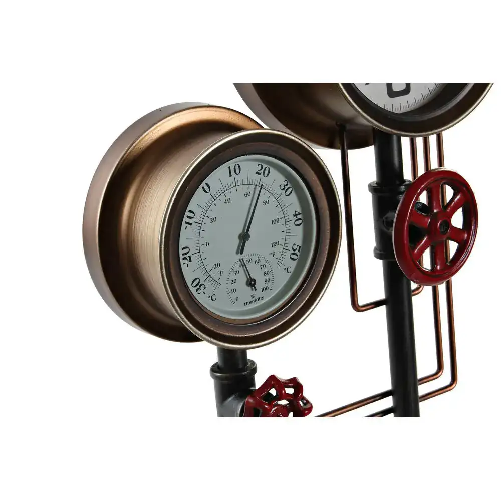 Horloge murale dkd home decor noir rouge fer dore 2 pcs 31 x 85 x 555 cm_6002. DIAYTAR COTE D'IVOIRE - Où Chaque Produit est une Promesse de Qualité. Explorez notre boutique en ligne et choisissez des produits qui répondent à vos exigences élevées.