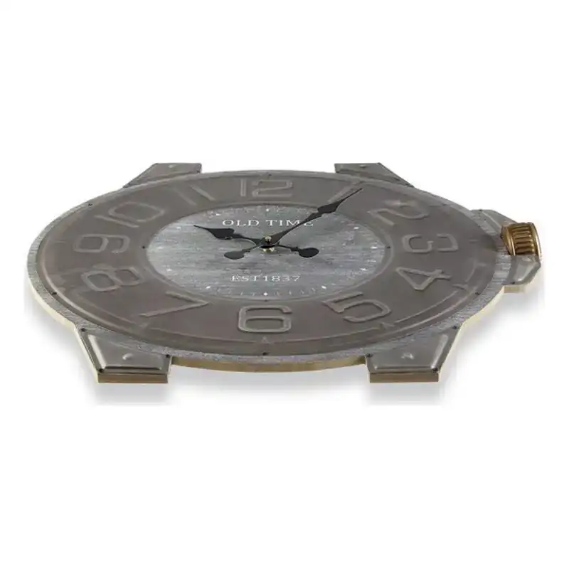 Horloge murale versa metal mdf bois 60 x 45 x 58 cm_7676. DIAYTAR COTE D'IVOIRE - L'Art de Choisir, l'Art de Vivre. Parcourez notre boutique en ligne et choisissez parmi des produits de qualité qui ajoutent de l'élégance à votre quotidien.