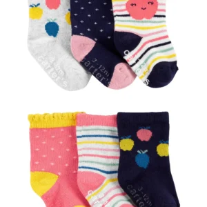 Lot de 6 chaussettes pomme_2134. Bienvenue sur DIAYTAR COTE D'IVOIRE - Où Choisir Rime avec Qualité. Explorez notre gamme diversifiée et découvrez des articles conçus pour répondre à vos attentes élevées.