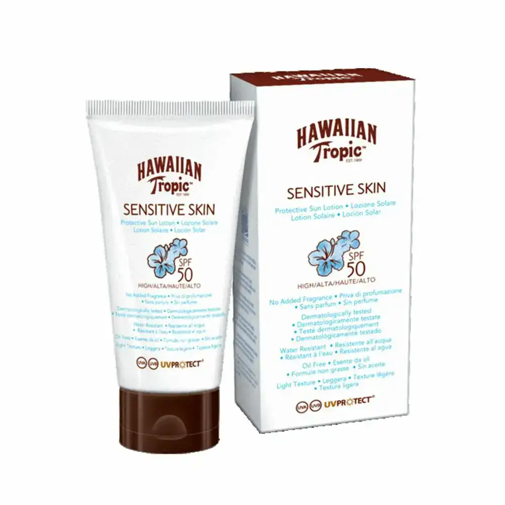 Lotion solaire hawaiian tropic spf 50 peaux sensibles 90 ml_6212. DIAYTAR COTE D'IVOIRE - Là où Choisir est une Célébration de l'Artisanat. Explorez notre gamme variée et choisissez des produits qui incarnent la tradition et le talent des artisans du Côte d'Ivoire.