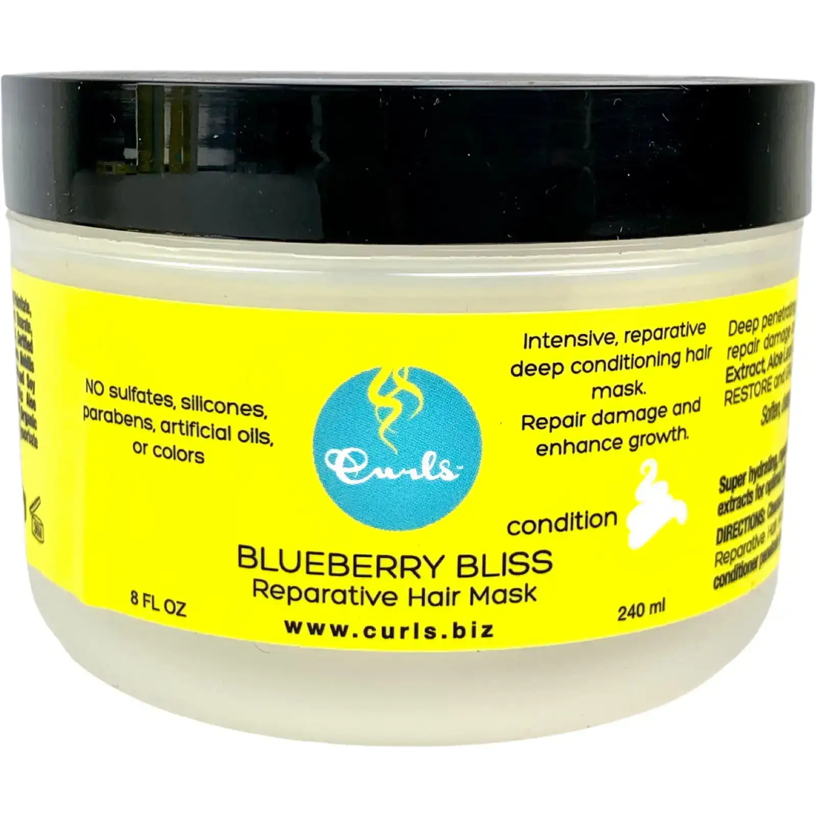 Masque capillaire reparateur curls blueberry bliss 8 oz_3379. DIAYTAR COTE D'IVOIRE - Là où Vos Rêves Prendent Forme. Plongez dans notre catalogue diversifié et trouvez des produits qui enrichiront votre quotidien, du pratique à l'exceptionnel.