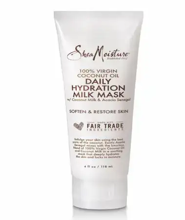 Masque de lait hydratant quotidien sheamoisture huile de noix de coco vierge 4 oz_1625. DIAYTAR COTE D'IVOIRE - Votre Destinée Shopping Personnalisée. Plongez dans notre boutique en ligne et créez votre propre expérience de shopping en choisissant parmi nos produits variés.
