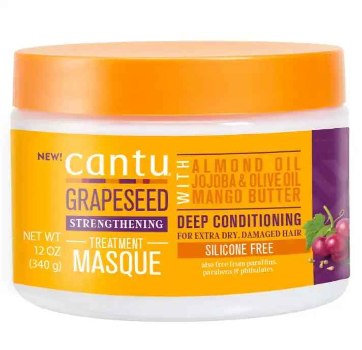 Masque de traitement fortifiant aux pepins de raisin cantu 12 oz_9549. DIAYTAR COTE D'IVOIRE - L'Art de Vivre le Shopping Inspiré. Parcourez notre catalogue et choisissez des produits qui reflètent votre passion pour la beauté et l'authenticité.