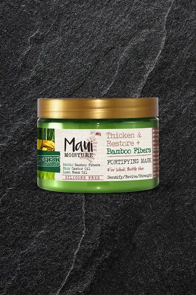 Maui moisture thicken restore masque fortifiant en fibre de bambou 12oz_3711. Bienvenue sur DIAYTAR COTE D'IVOIRE - Où l'Élégance Rencontrer la Tradition. Explorez notre gamme variée et trouvez des articles qui marient le chic moderne au charme ancestral.
