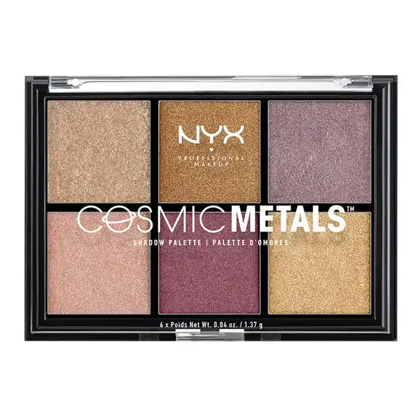 Palette dombres a paupieres cosmic metals nyx 6 x 137 g_9662. DIAYTAR COTE D'IVOIRE - Là où Choisir est un Acte d'Amour pour la Culture Côte d'Ivoireaise. Explorez notre gamme et choisissez des produits qui célèbrent la richesse de notre patrimoine.