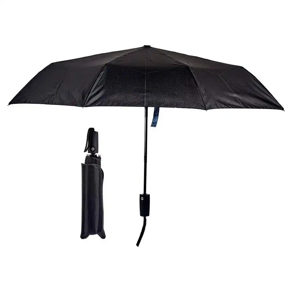 Parapluie pliable toile metal noir 80 x 90 x 57 cm_1326. DIAYTAR COTE D'IVOIRE - Votre Escapade Shopping Virtuelle. Explorez notre boutique en ligne et dénichez des trésors qui évoquent la culture et le savoir-faire sénégalais, un clic à la fois.